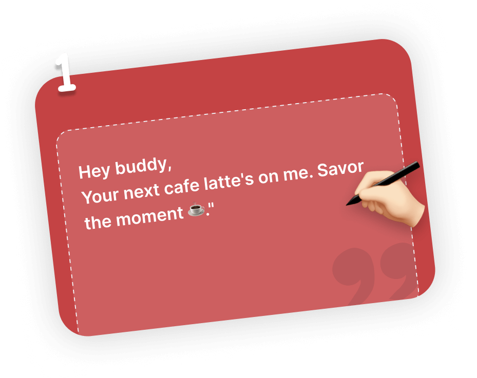 Personalise your message